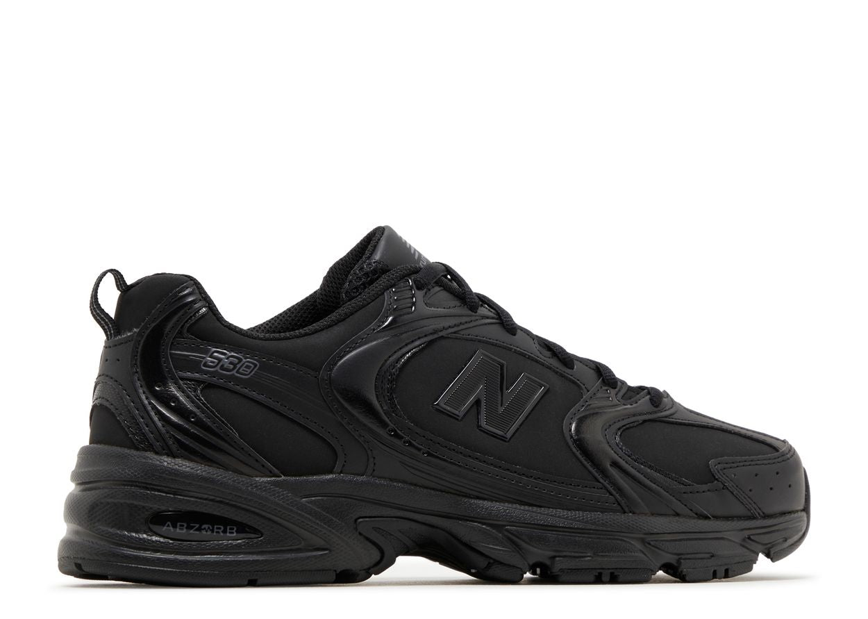 New Balance 530 Triple Black Leather