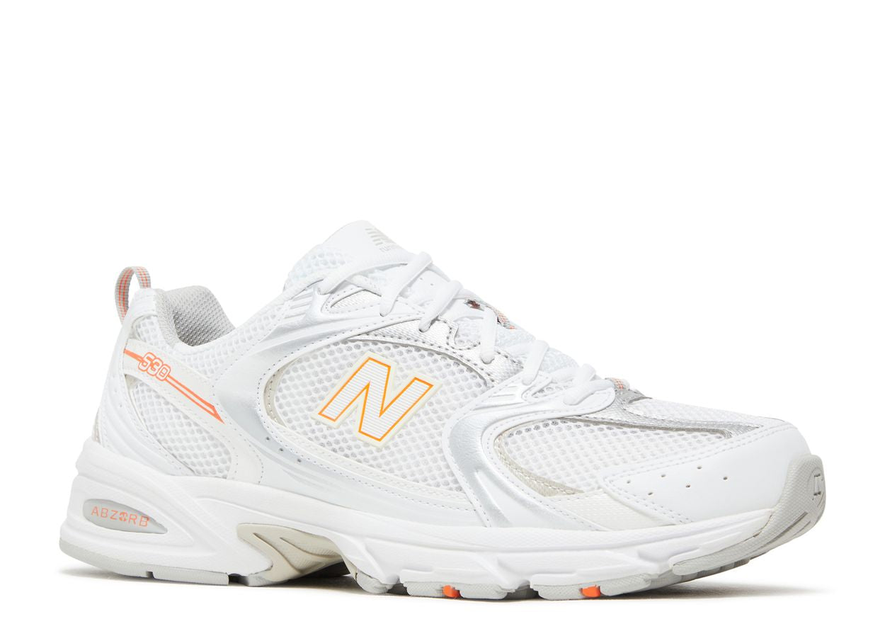 New Balance 530 White Silver Retro Orange